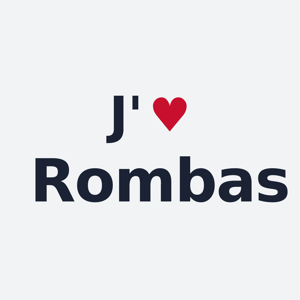 Poster personnalisé Rombas — design J'aime Rombas