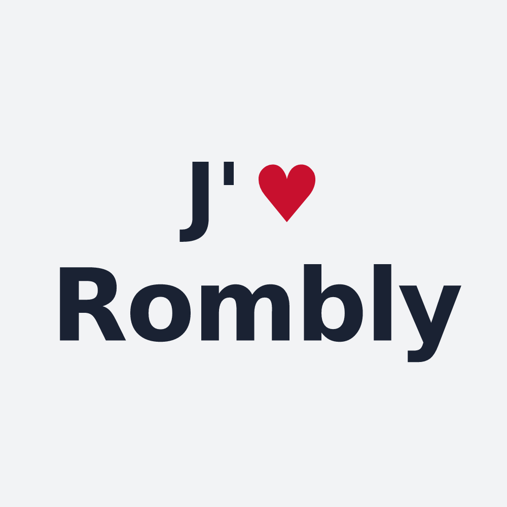 Poster personnalisé Rombly — design J'aime Rombly