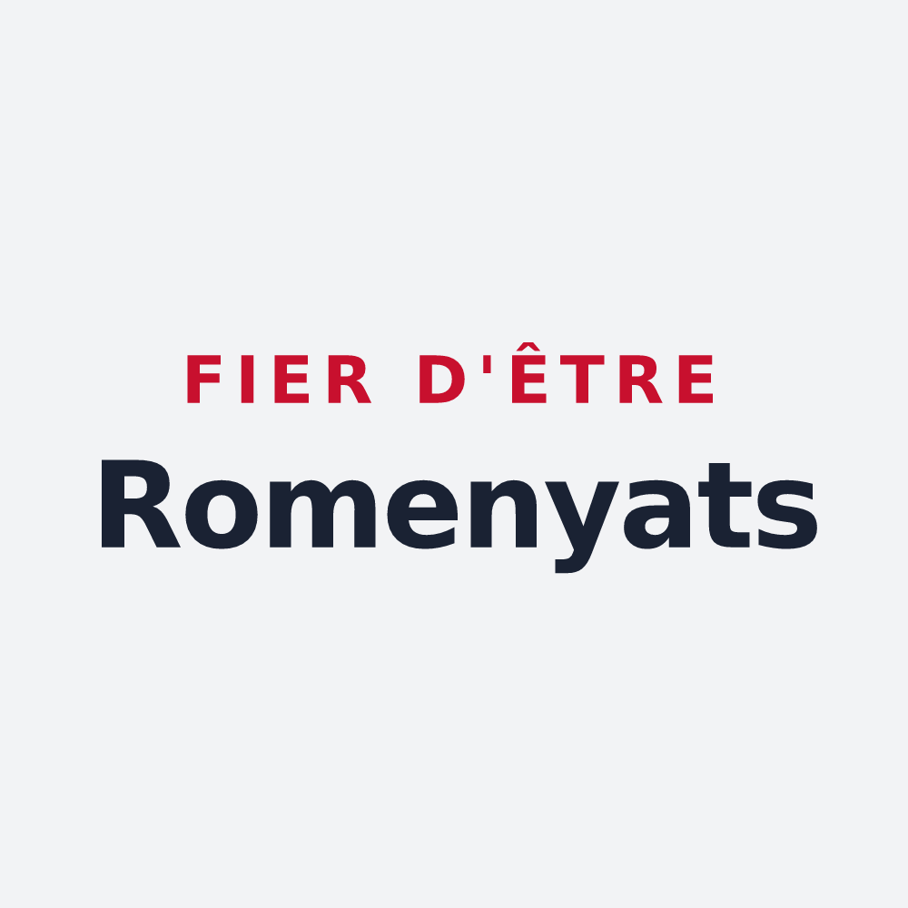 Poster « Fier d'être Romenyats » — design pour Romeny-sur-Marne