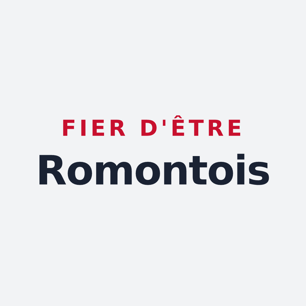 Poster « Fier d'être Romontois » — design pour Romont