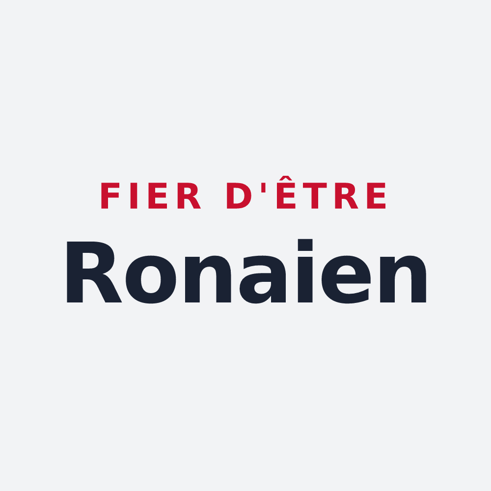 Poster « Fier d'être Ronaien » — design pour Rônai