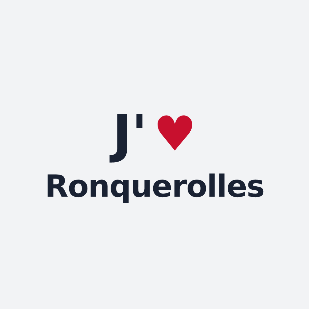 Poster personnalisé Ronquerolles — design J'aime Ronquerolles