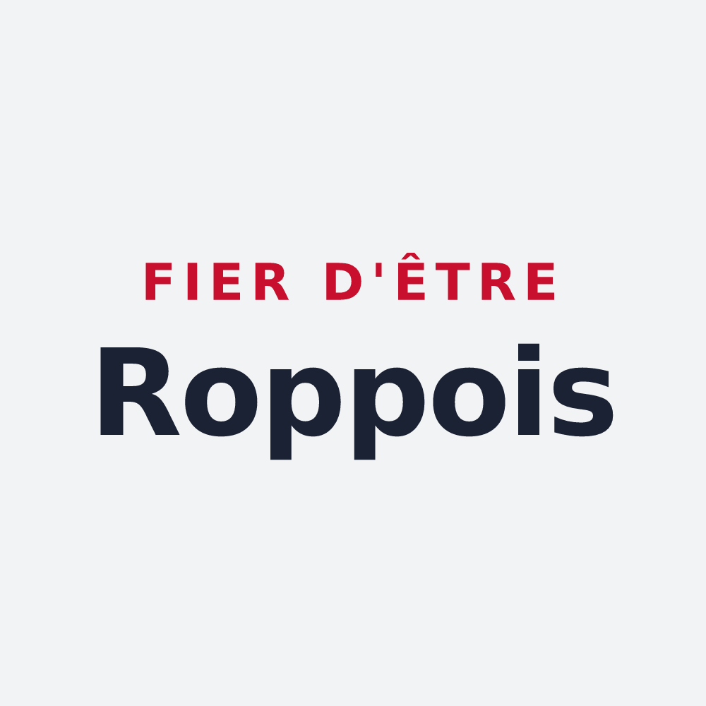 Poster « Fier d'être Roppois » — design pour Roppe