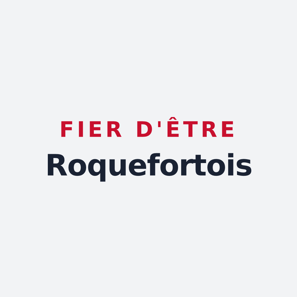 Poster « Fier d'être Roquefortois » — design pour Roquefort-les-Pins