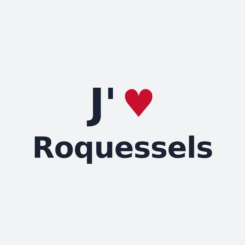 Poster personnalisé Roquessels — design J'aime Roquessels