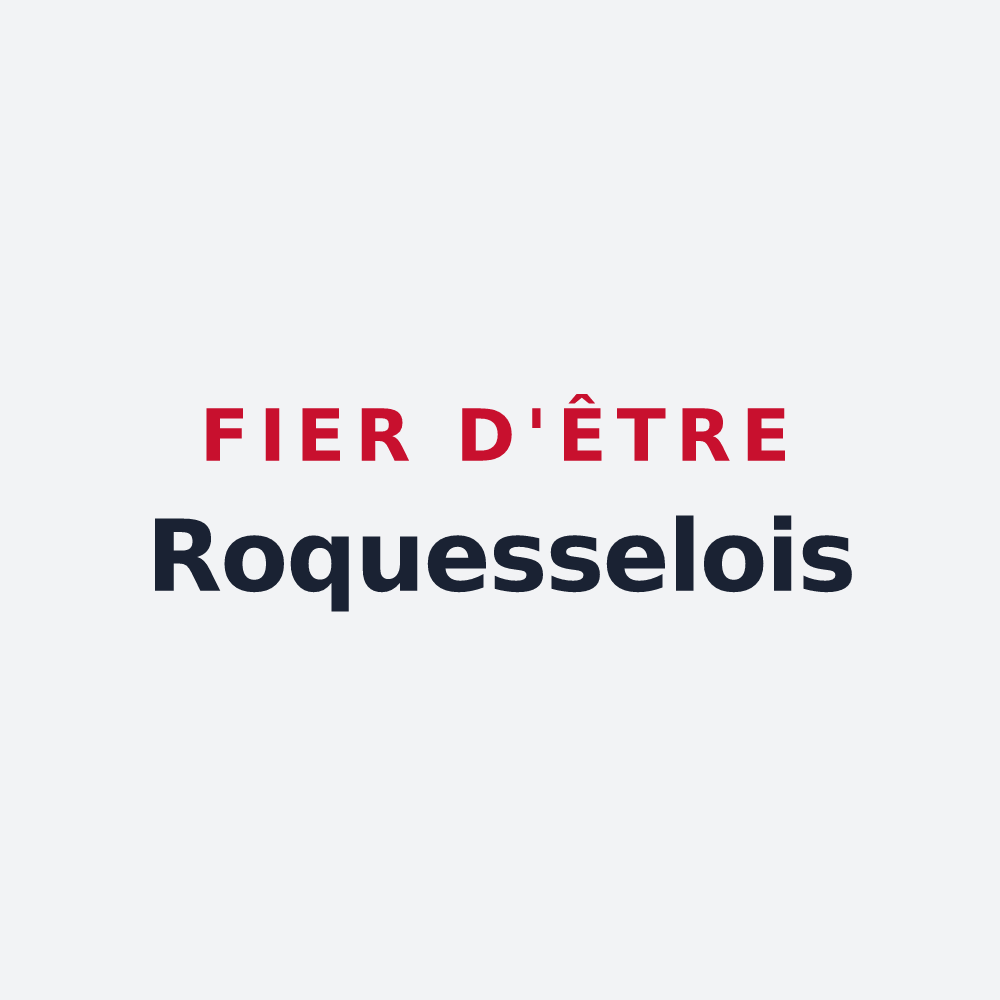 Poster « Fier d'être Roquesselois » — design pour Roquessels