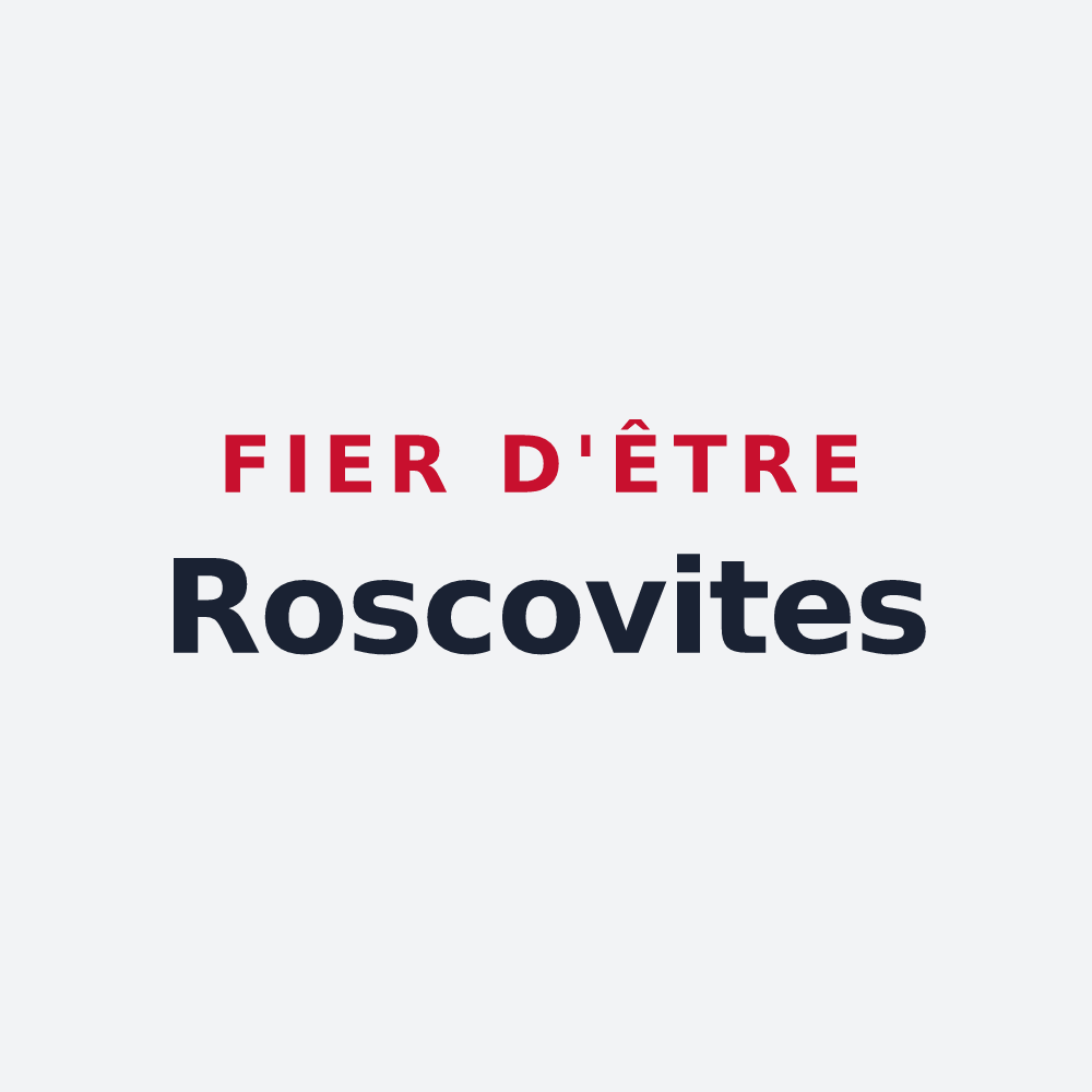 Poster « Fier d'être Roscovites » — design pour Roscoff