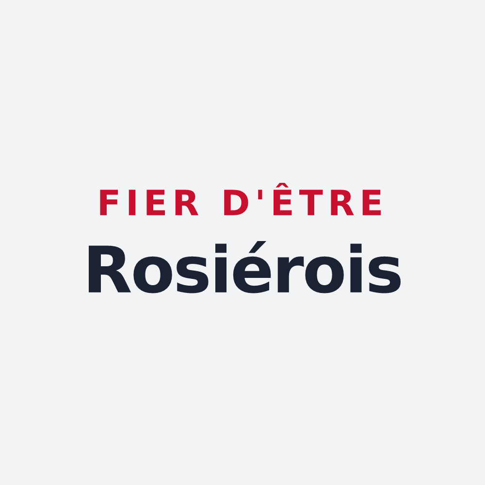 Poster « Fier d'être Rosiérois » — design pour Rosières-en-Santerre