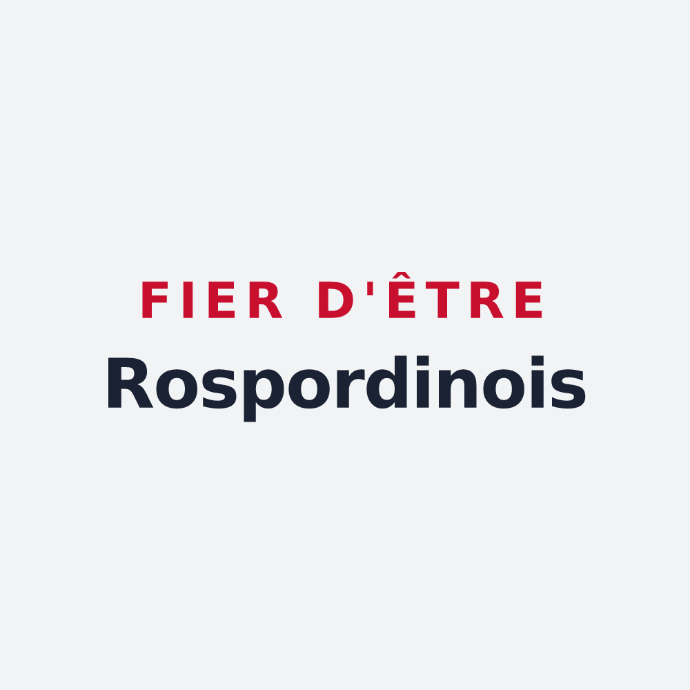 Poster « Fier d'être Rospordinois » — design pour Rosporden