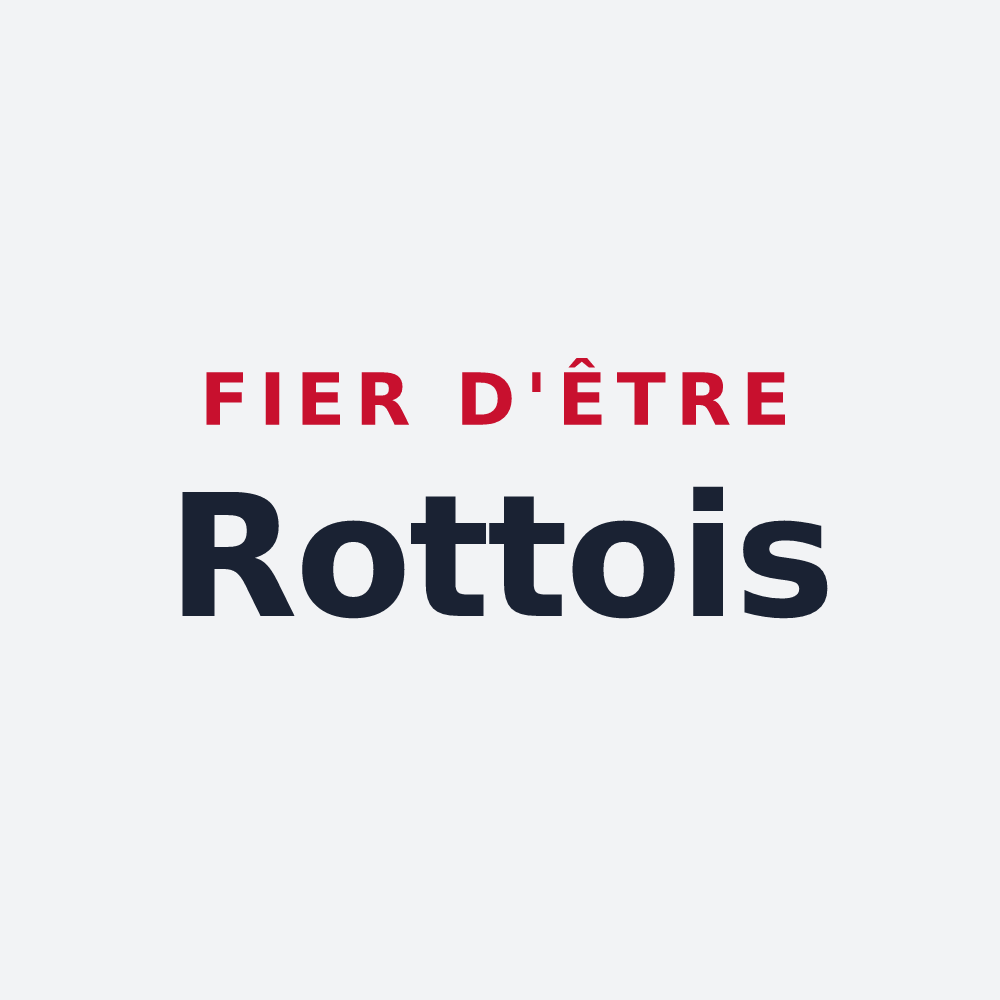 Poster « Fier d'être Rottois » — design pour Rott