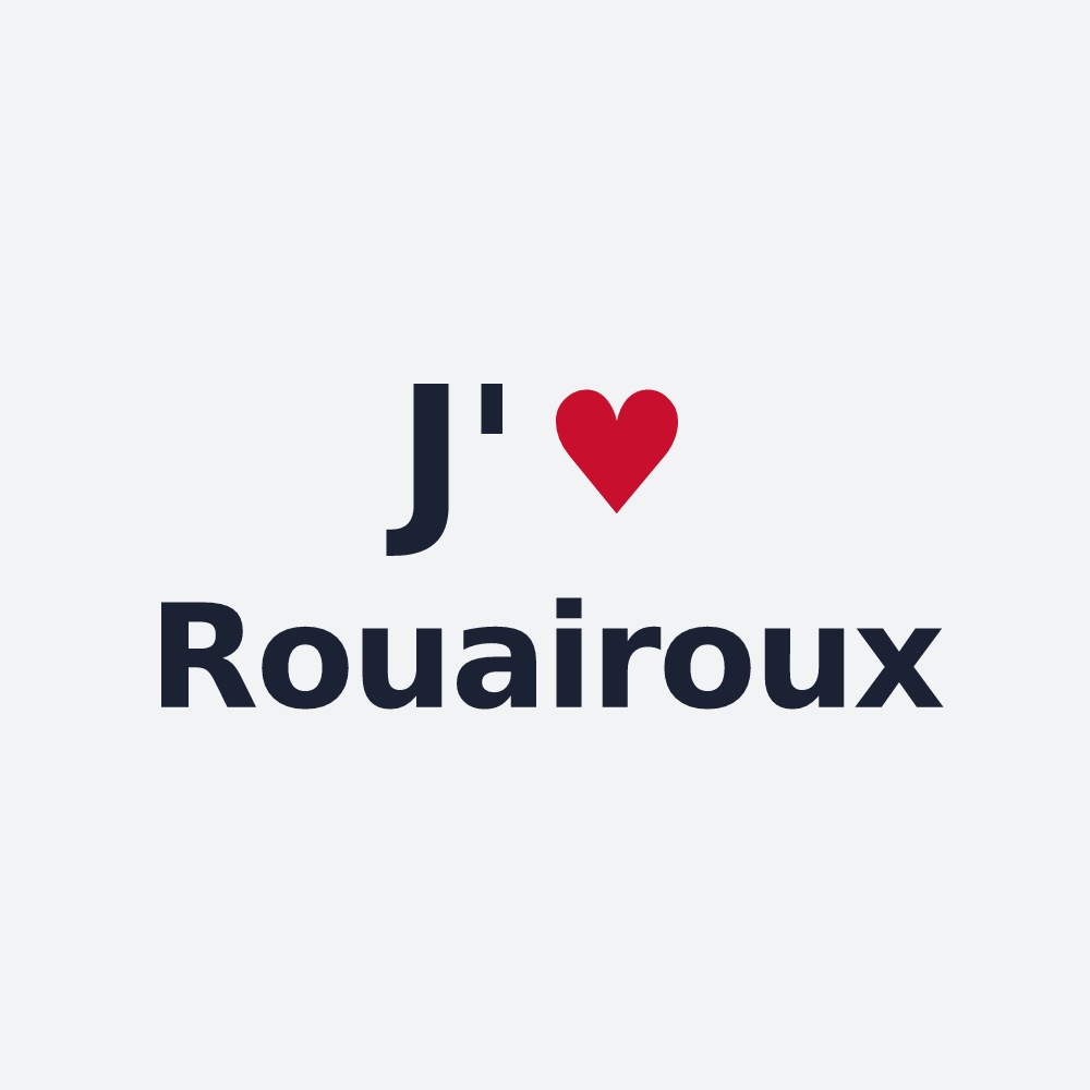 Poster personnalisé Rouairoux — design J'aime Rouairoux