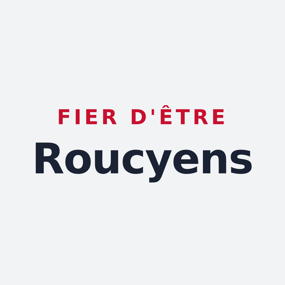 Poster « Fier d'être Roucyens » — design pour Roucy