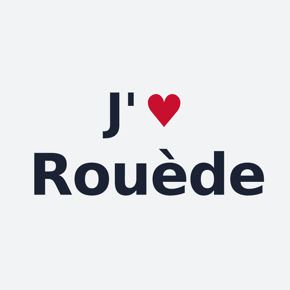 Poster personnalisé Rouède — design J'aime Rouède