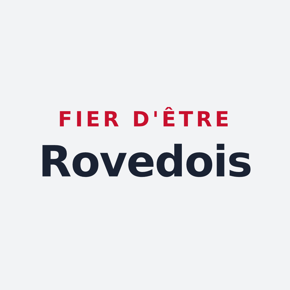 Poster « Fier d'être Rovedois » — design pour Rouède
