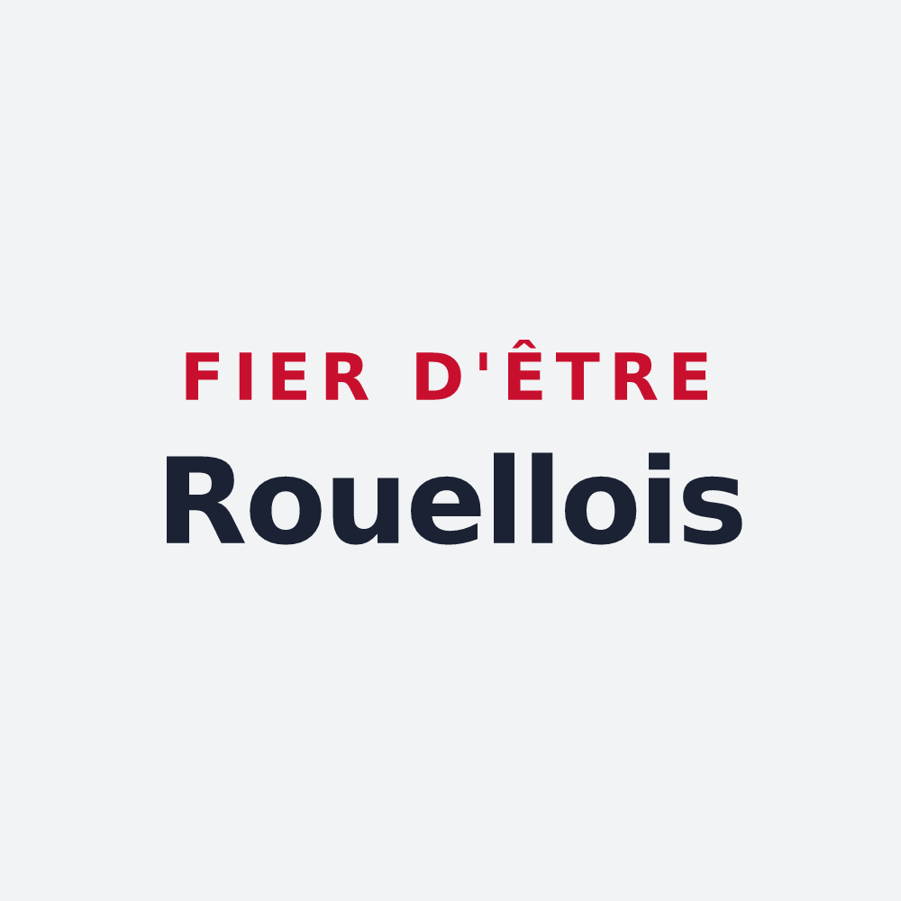 Poster « Fier d'être Rouellois » — design pour Rouelles
