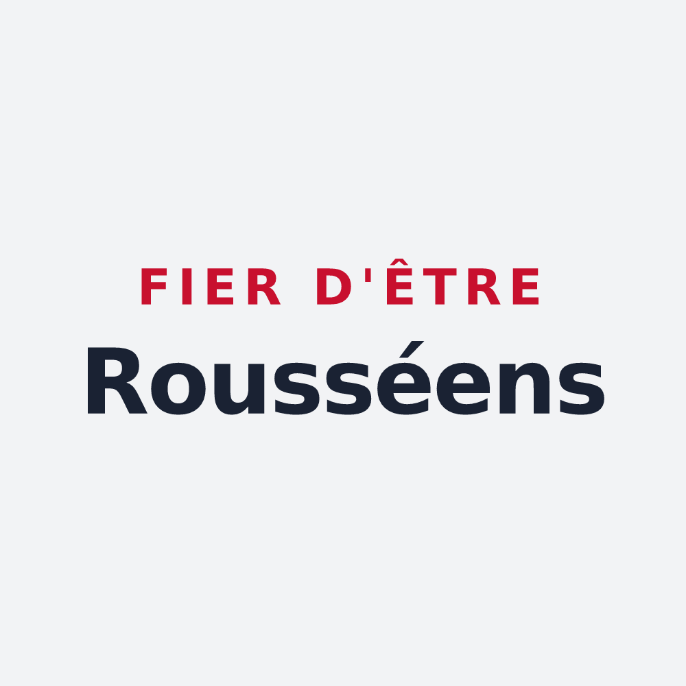Poster « Fier d'être Rousséens » — design pour Rouessé-Fontaine
