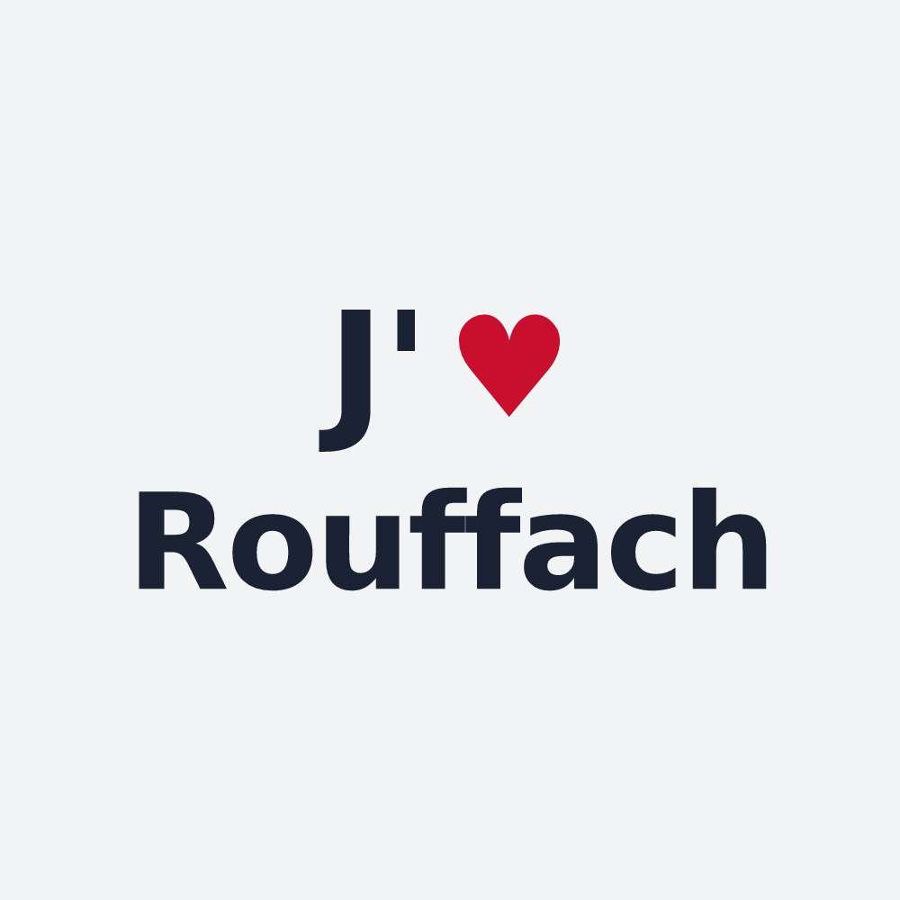 Poster personnalisé Rouffach — design J'aime Rouffach