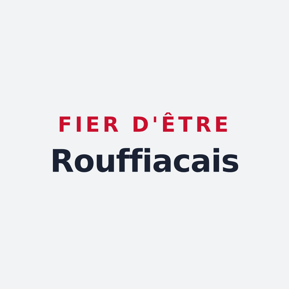 Poster « Fier d'être Rouffiacais » — design pour Rouffiac