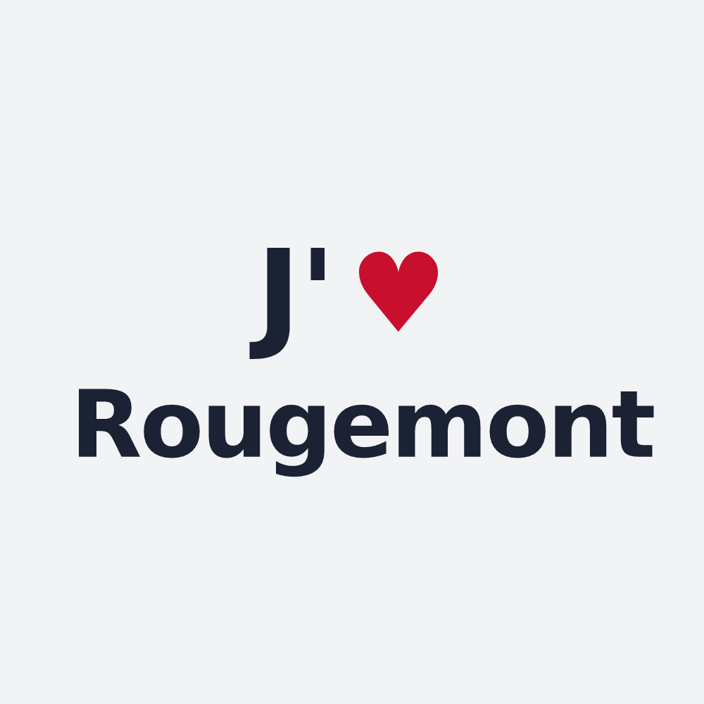 Poster personnalisé Rougemont — design J'aime Rougemont