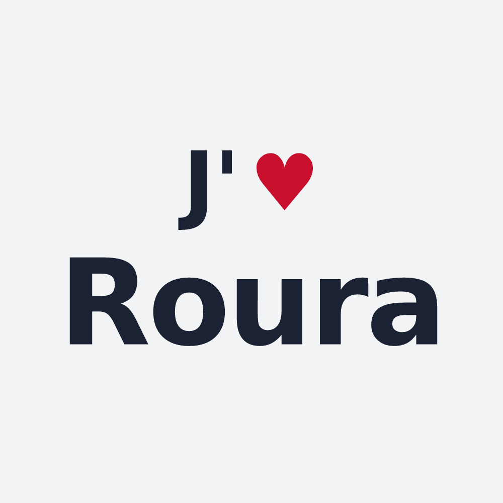 Poster personnalisé Roura — design J'aime Roura