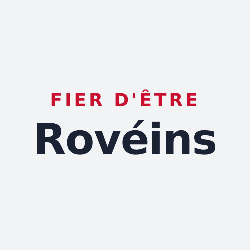 Poster « Fier d'être Rovéins » — design pour Rouves