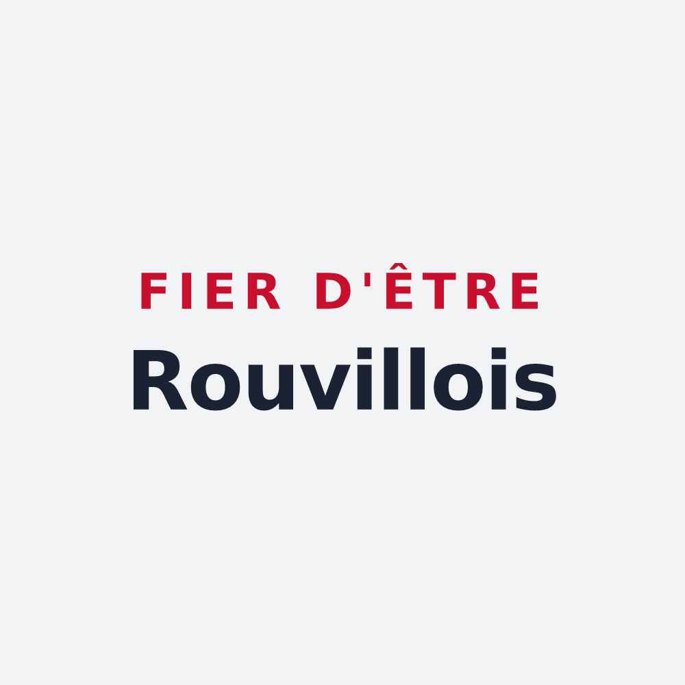 Poster « Fier d'être Rouvillois » — design pour Rouville