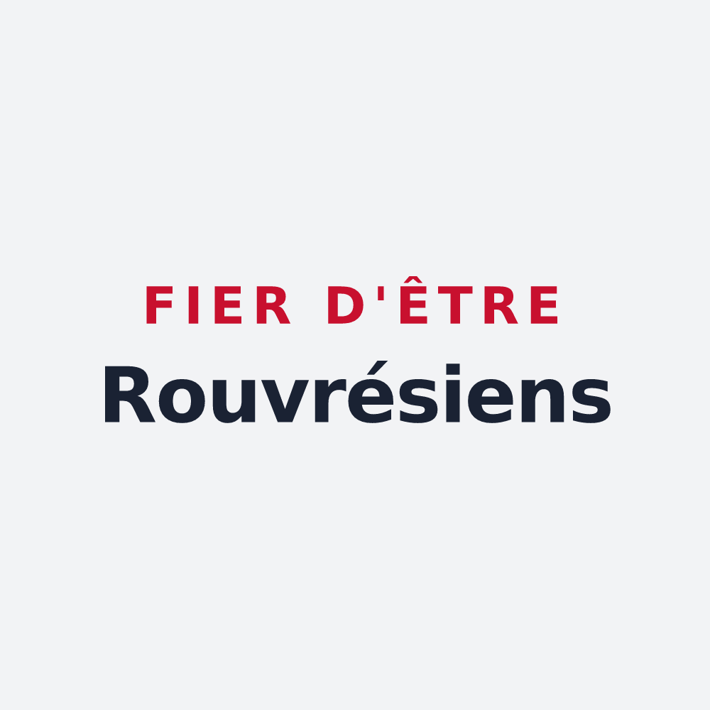 Poster « Fier d'être Rouvrésiens » — design pour Rouvres