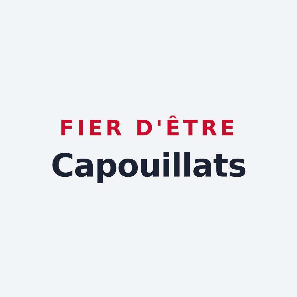 Poster « Fier d'être Capouillats » — design pour Rouvroy-Ripont