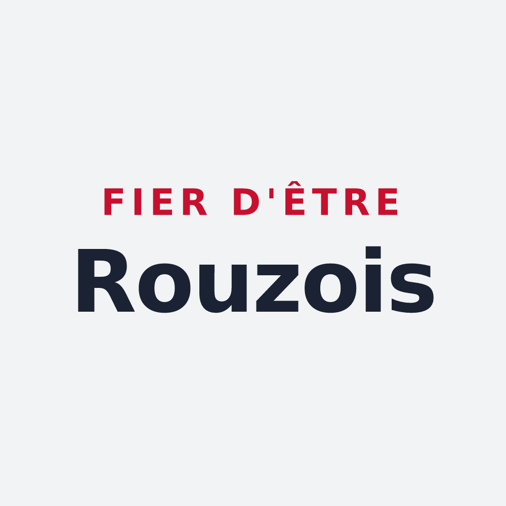 Poster « Fier d'être Rouzois » — design pour Rouze