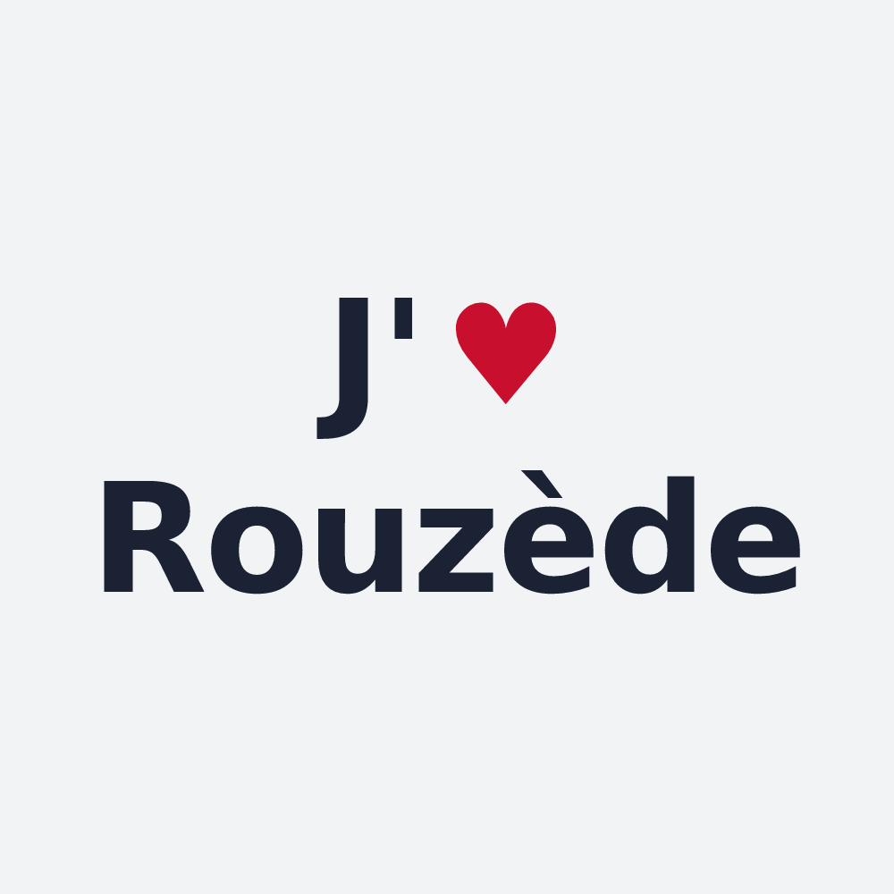 Poster personnalisé Rouzède — design J'aime Rouzède