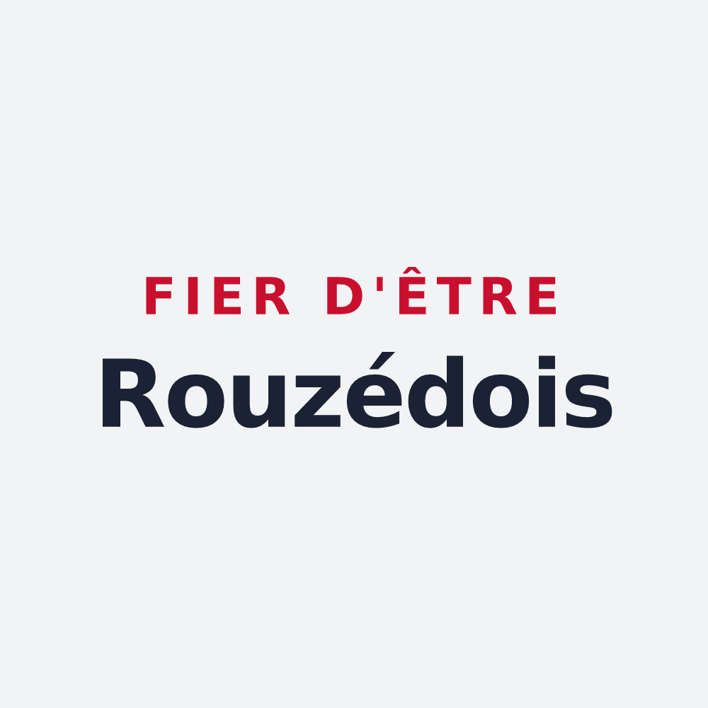 Poster « Fier d'être Rouzédois » — design pour Rouzède