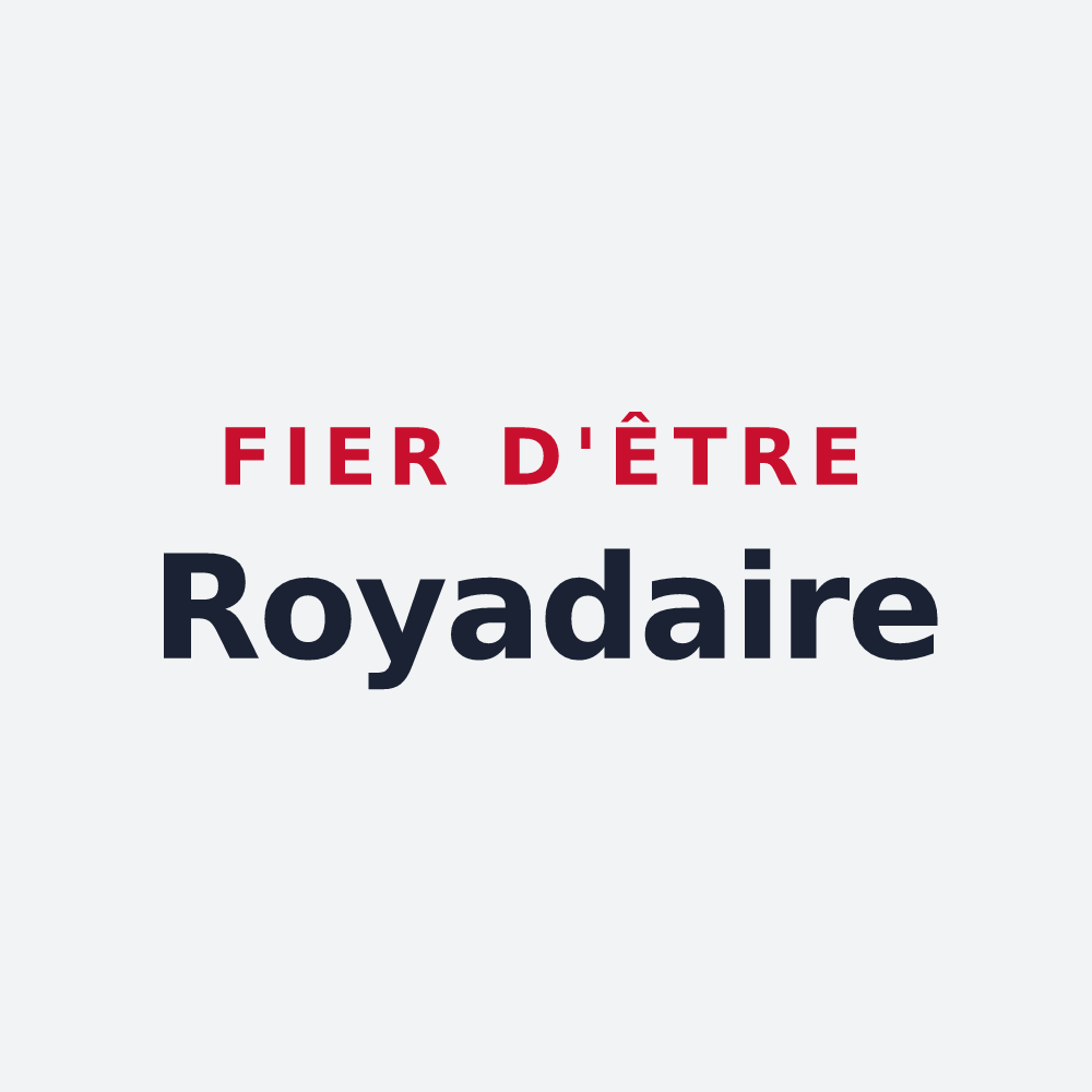 Poster « Fier d'être Royadaire » — design pour Royat