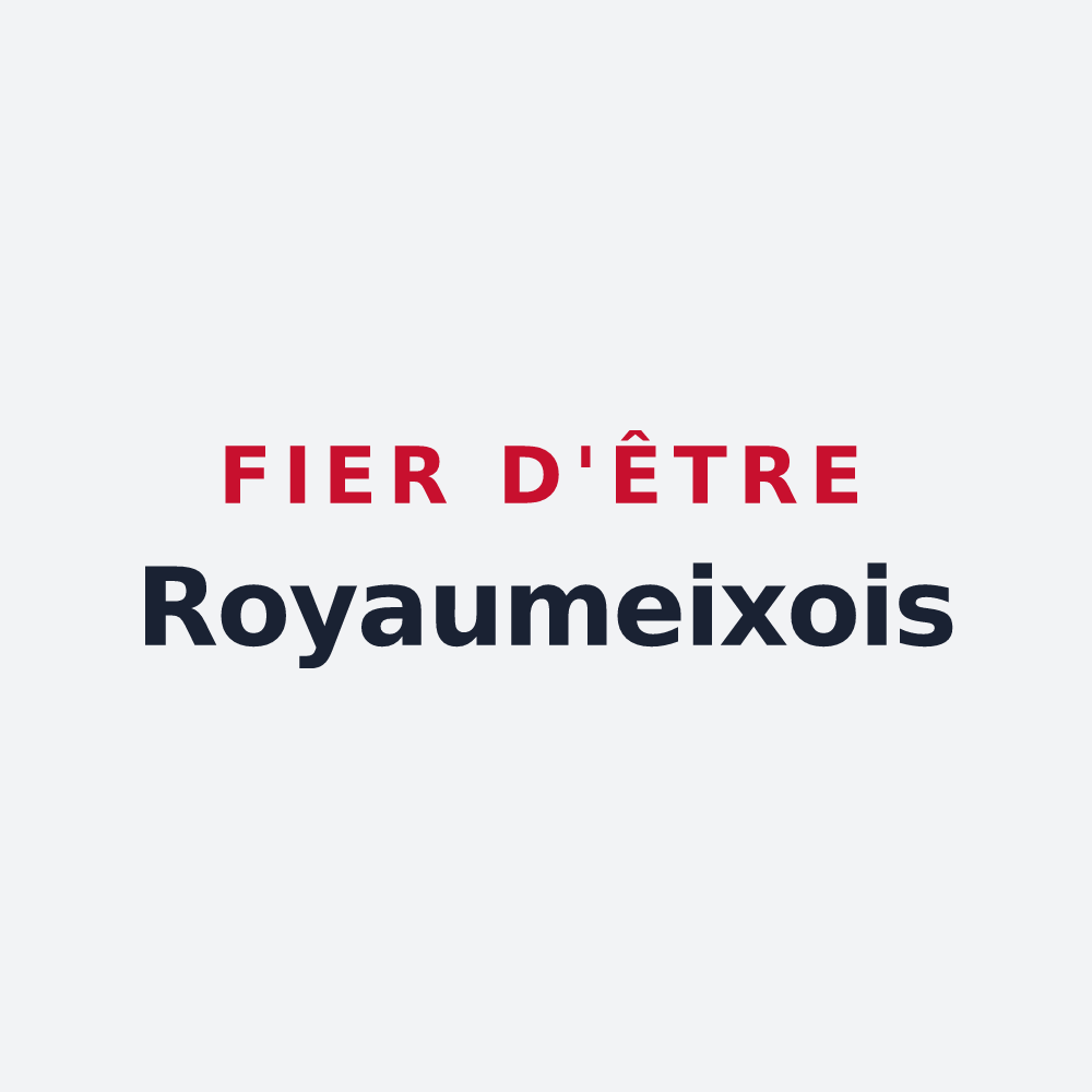 Poster « Fier d'être Royaumeixois » — design pour Royaumeix