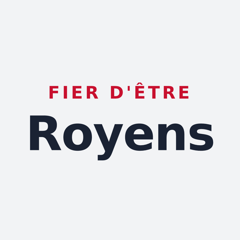 Poster « Fier d'être Royens » — design pour Roye