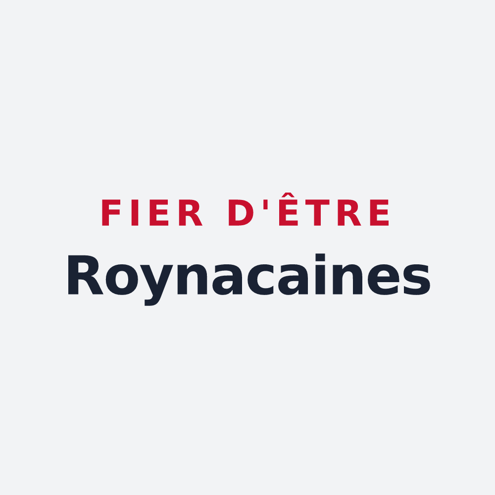 Poster « Fier d'être Roynacaines » — design pour Roynac