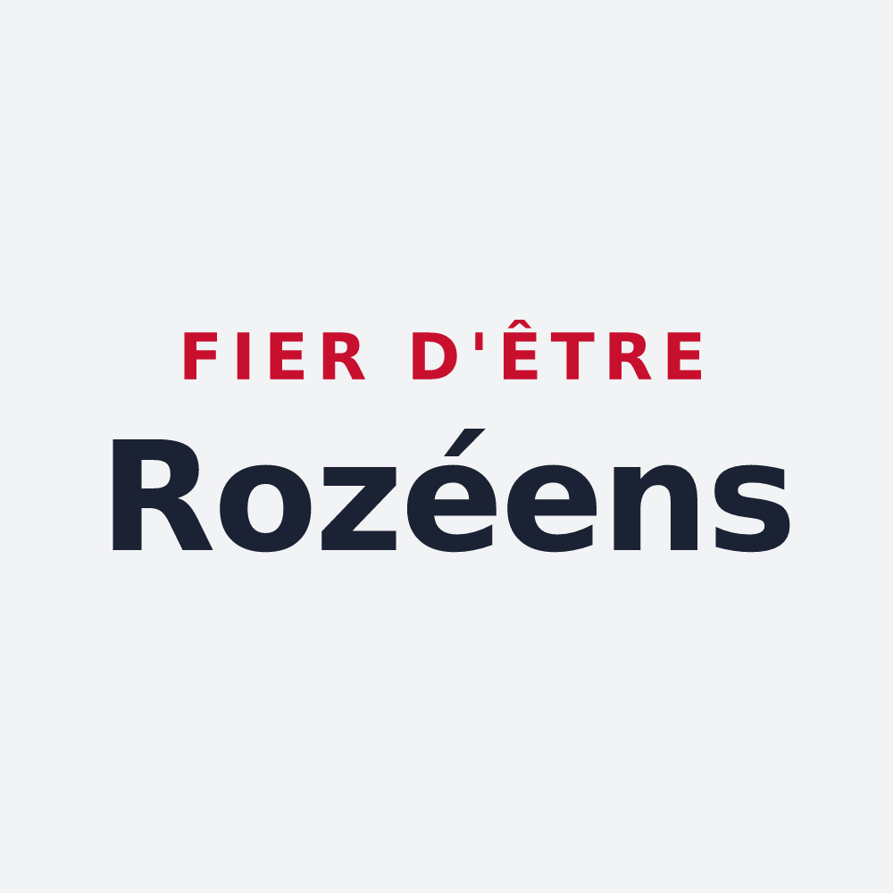 Poster « Fier d'être Rozéens » — design pour Rozay-en-Brie