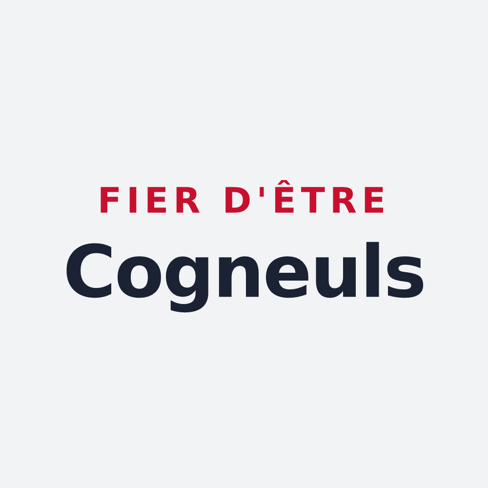 Poster « Fier d'être Cogneuls » — design pour Rozérieulles