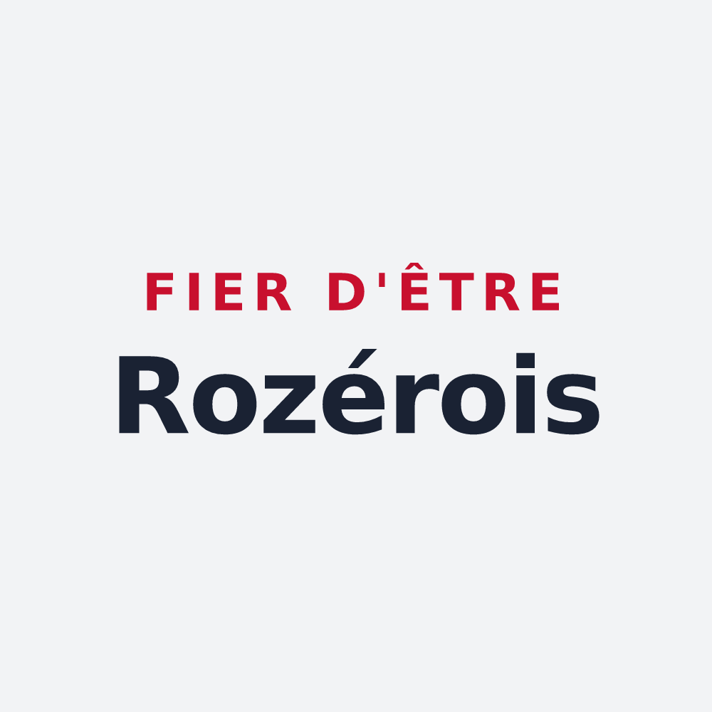 Poster « Fier d'être Rozérois » — design pour Rozerotte
