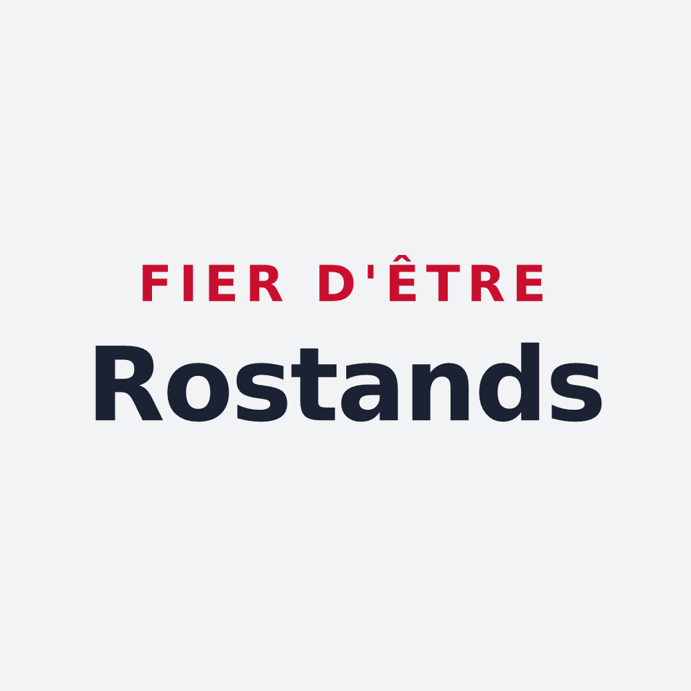 Poster « Fier d'être Rostands » — design pour Rozoy-sur-Serre