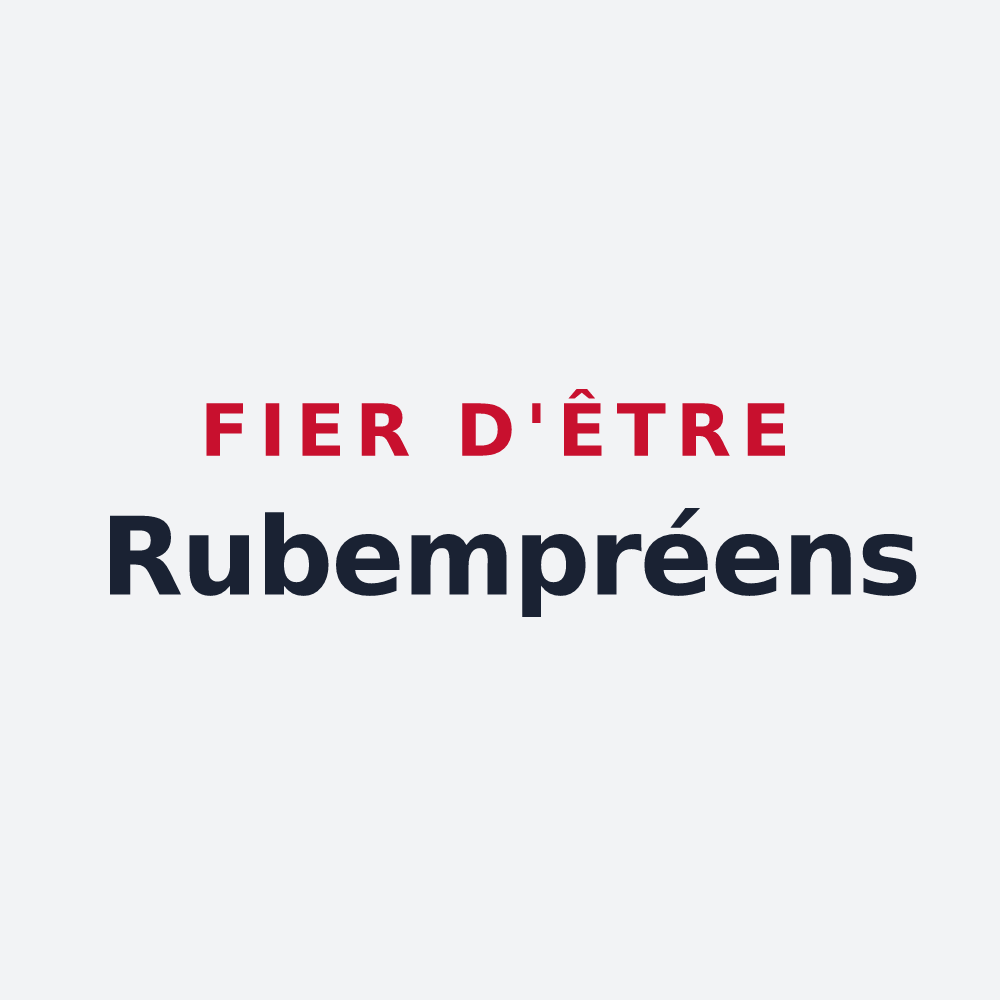 Poster « Fier d'être Rubempréens » — design pour Rubempré
