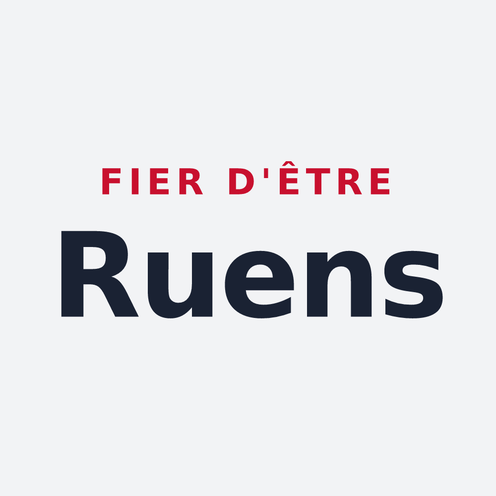 Poster « Fier d'être Ruens » — design pour Rue