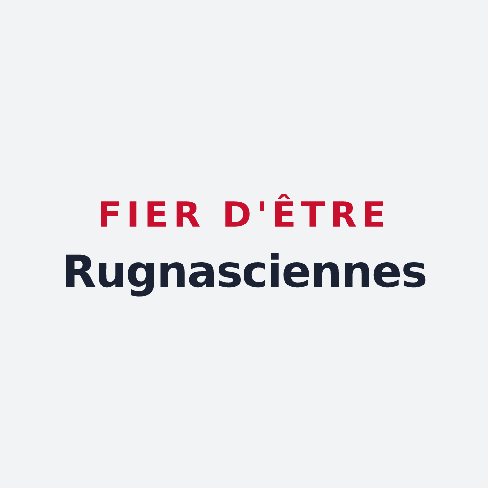 Poster « Fier d'être Rugnasciennes » — design pour Rugney
