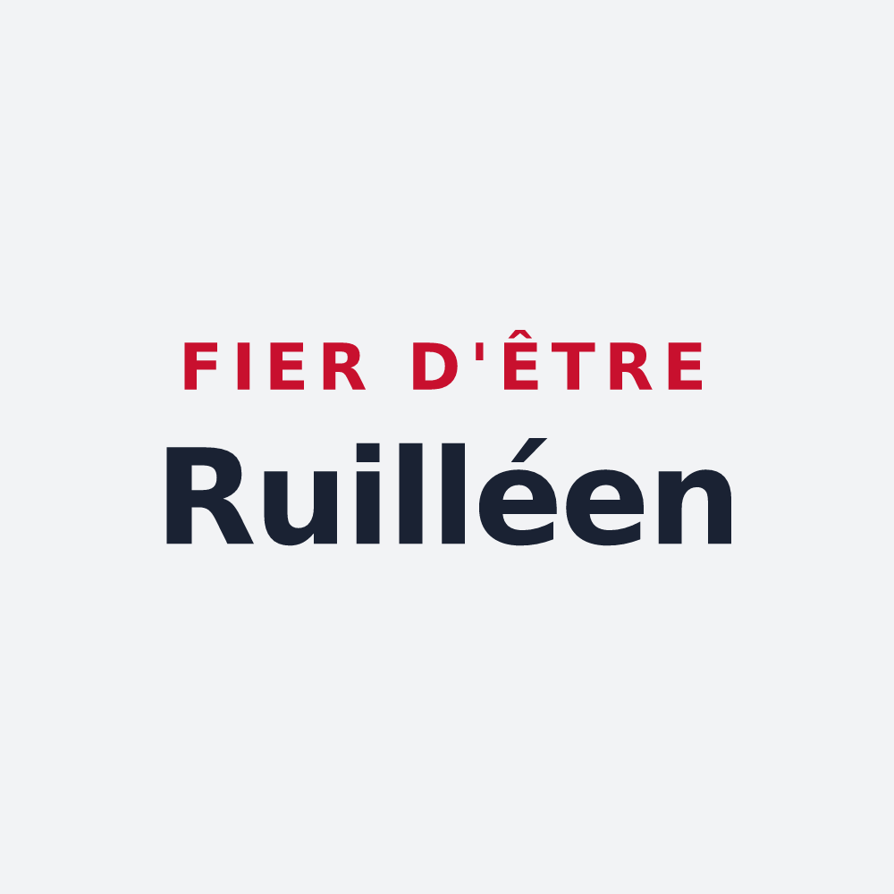 Poster « Fier d'être Ruilléen » — design pour Ruillé-Froid-Fonds