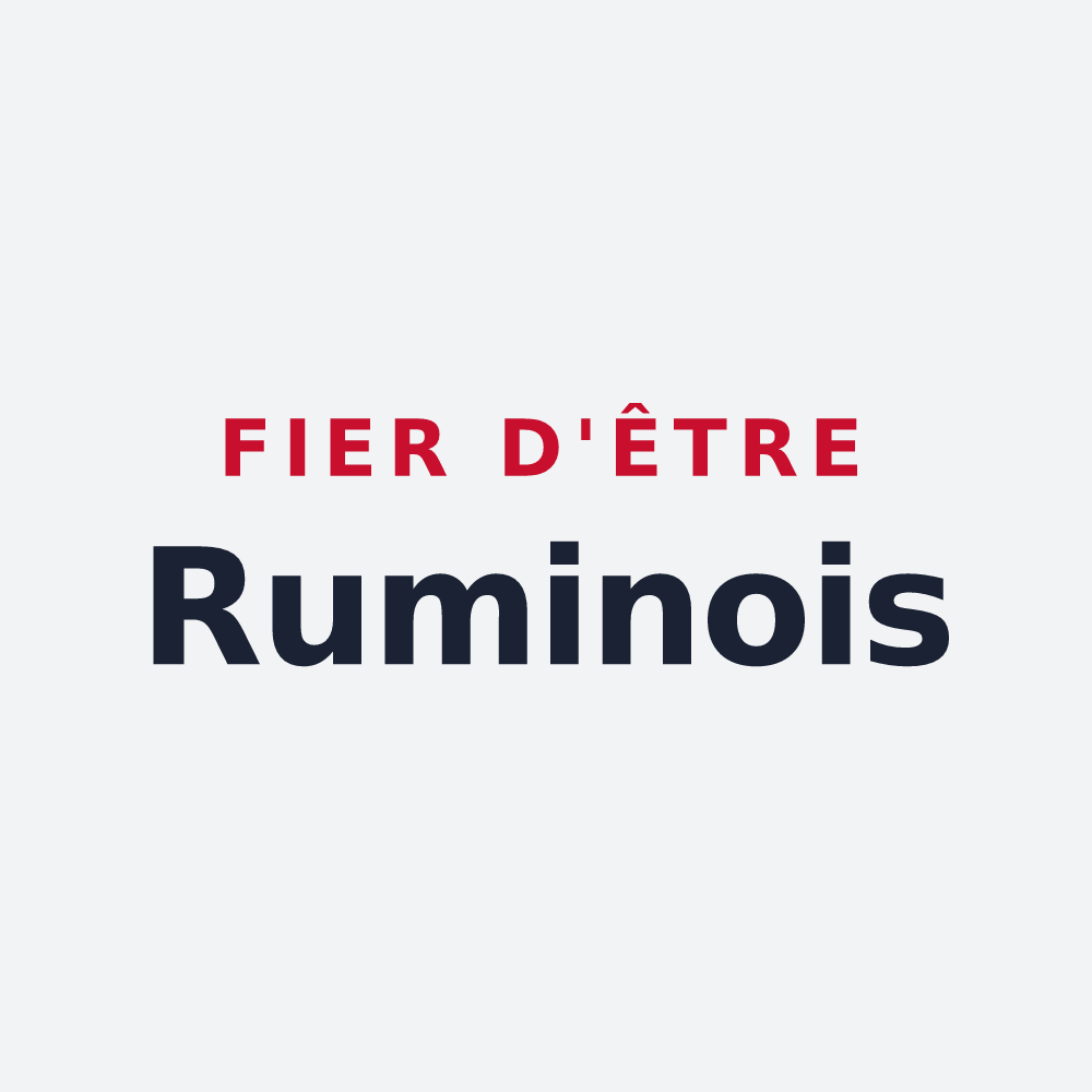 Poster « Fier d'être Ruminois » — design pour Rumigny