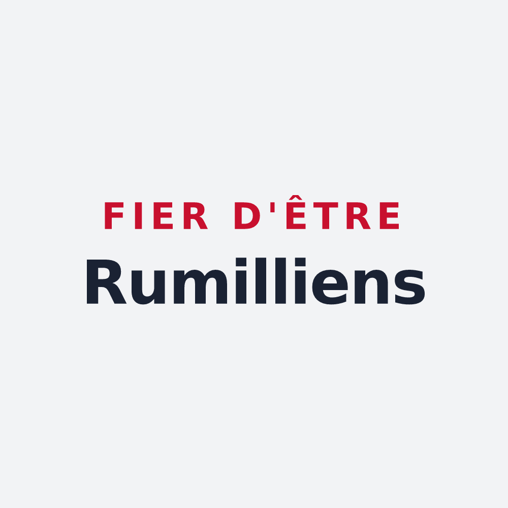 Poster « Fier d'être Rumilliens » — design pour Rumilly