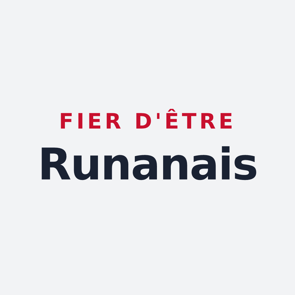 Poster « Fier d'être Runanais » — design pour Runan