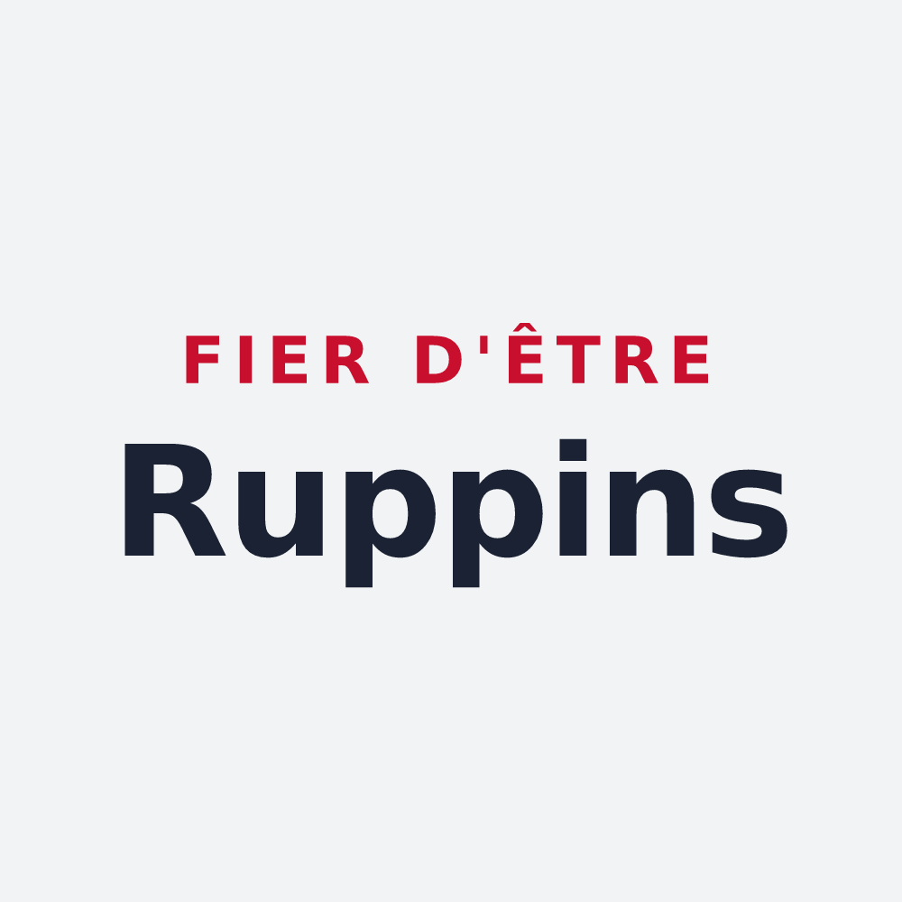Poster « Fier d'être Ruppins » — design pour Ruppes