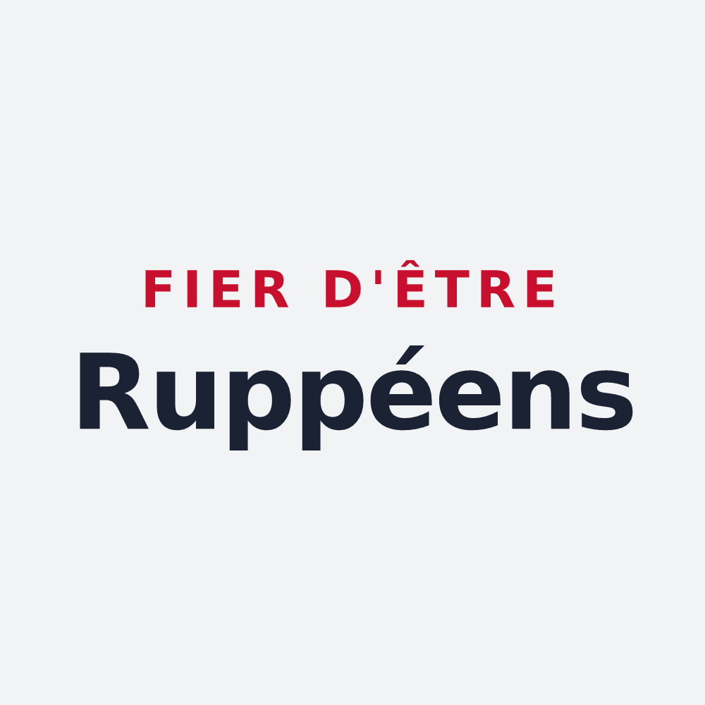 Poster « Fier d'être Ruppéens » — design pour Rupt-sur-Moselle