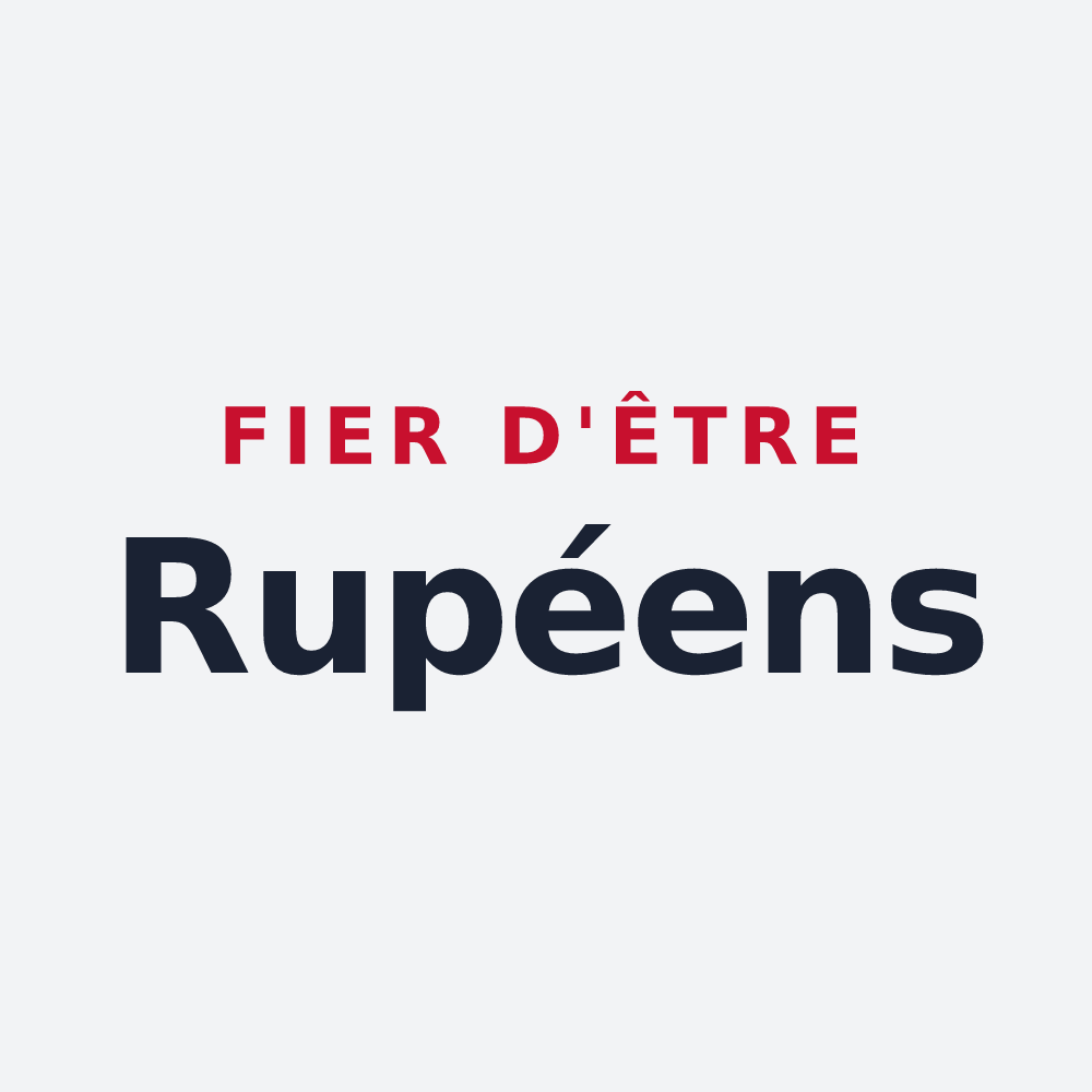 Poster « Fier d'être Rupéens » — design pour Rupt