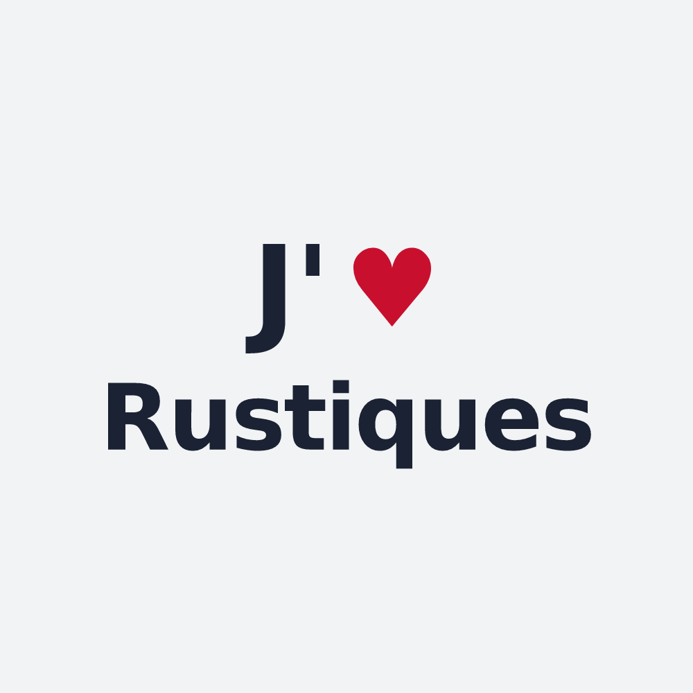 Poster personnalisé Rustiques — design J'aime Rustiques